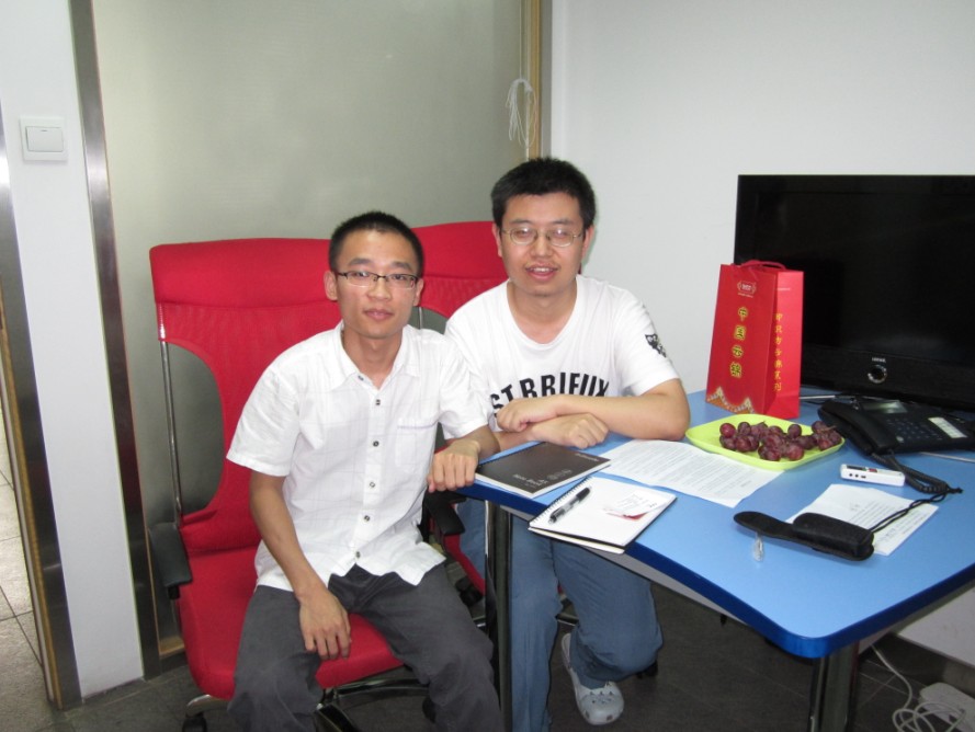团队成员到北京企业界访谈